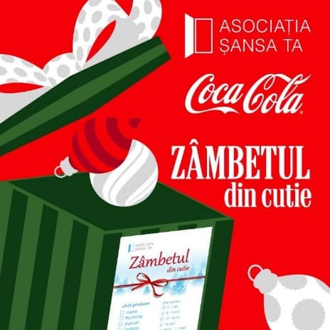 Cutii cu cadouri pregătite pentru campania Zâmbetul din Cutie